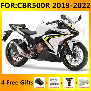 Novo ABS Motocikel Celotno Fairings Kit primerni za CBR500R 2019 2020 2021 2022 CBR500 R CBR500R Karoserija polno oklep nastavite črno bel