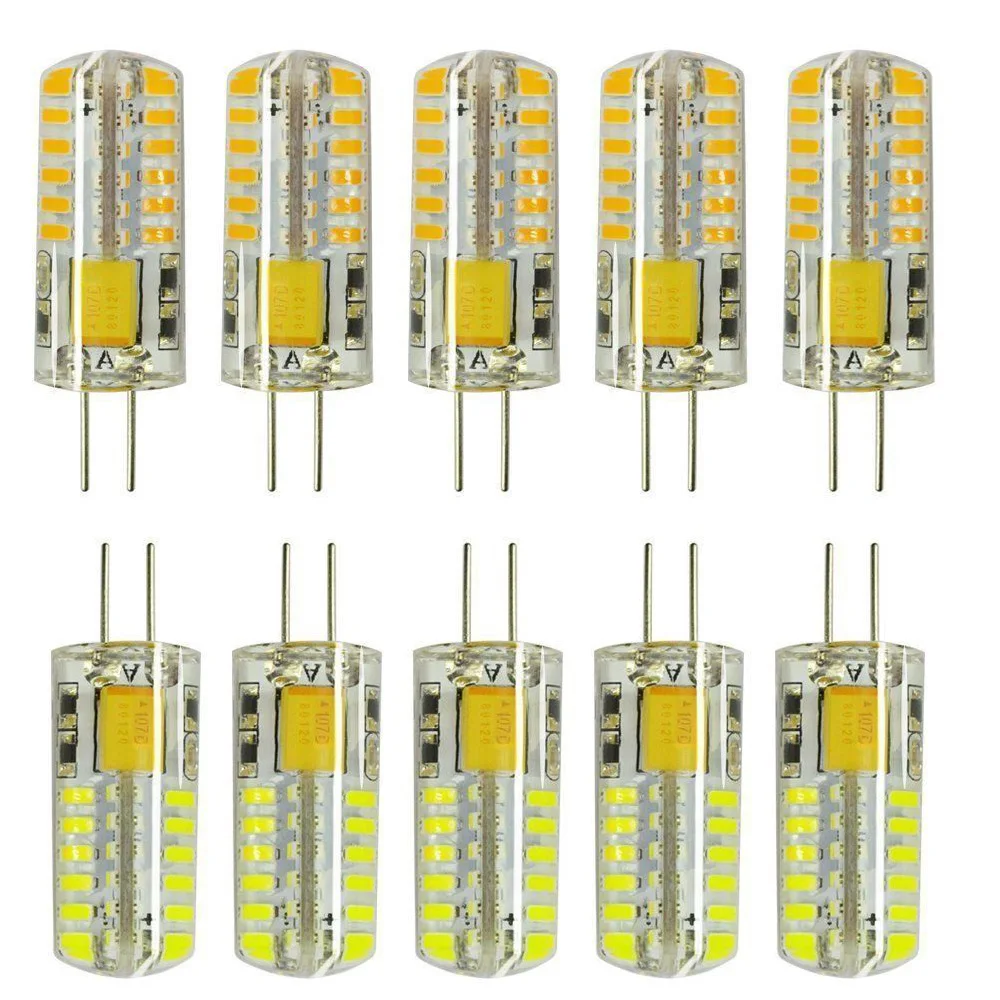 10Pcs / Veliko Mini G4 Bi Pin Znanja LED Žarnica 12V 220V AC, DC, 3w Nadomešča 30w Halogenske Žarnice Luči Lestenec Žarnica0