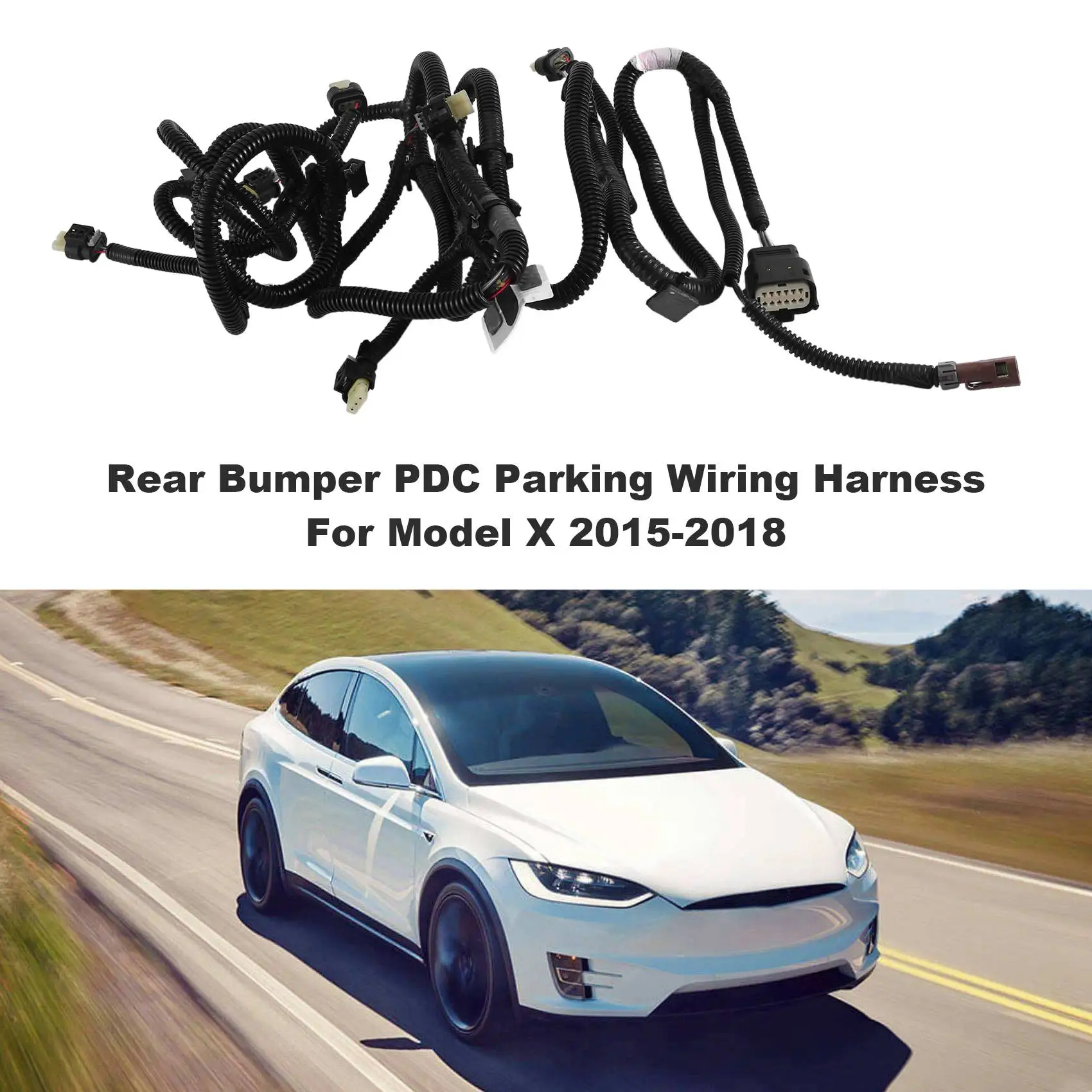 Avto Zadnji Odbijač Napeljave Pas za Tesla Model X 2015-20181
