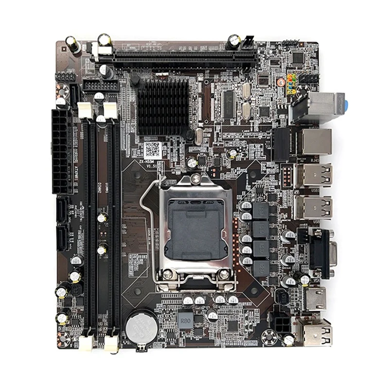 H55 Motherboard LGA1156 Podpira I3 530 I5 760 Serije CPU DDR3 Pomnilnika Matično ploščo+I3 540 CPU+SATA Kabel+Termalno Pasto2