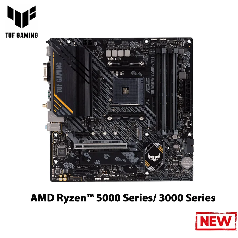 Novi AMD B550 Matično ploščo Kit AM4 Vtičnico ASUS TUF GAMING DDR4 USB 128GB SATA Micro ATX matične plošče AMD Ryzen 9 5950X Procesor1