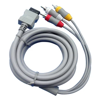 10PCS 1,8 m U D Kabel, Kabel za Nintend Krmilnik Wii Konzole Avdio Video Kabel AV Composite 480p za WII 3 RCA Kabel
