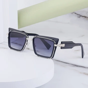 2023 Novih Kakovostnih Osebnost Punk sončna Očala, moška Moda Cat' Oči Ženske blagovne Znamke Design UV400 Gafas De Sol