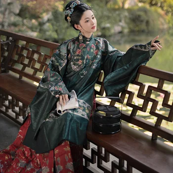 4 Barve Poletje Hanfu Obleko Okoli Vratu Dolgo Haljo Starodavno Kitajsko Tradicionalno Žensko Hanfu Orientalski Uspešnosti Kostum, Obleke