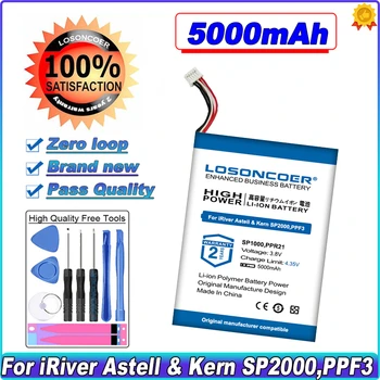 5000mAh Baterija Za iRiver Astell & Kern SP2000,PPF3,SP1000,PPR21,SE200,SE180,PPR31,KANN KOCKA,PPM42 Igralec