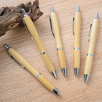 50PCS Spot gourd, bamboo pen, ustvarjalne bambusa, lesa in oglaševanje, kemični svinčnik, darilo, bambusa kemični svinčnik