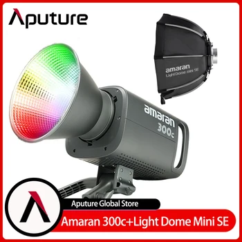 Aputure Amaran 300c RGB Fotografija Svetlobe 2500-7500K 300w Reflektor App Nadzor in Svetlobe Mini Dome SE Hitro Nastavitev Softbox