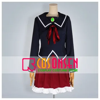 COSPLAYONSEN K Projektu Kukuri Yukizome Ashinaka High School Uniform Cosplay Kostum vseh Velikosti