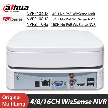 Dahua NVR NVR2104-I2 NVR2108-I2 NVR2116-I2 Zamenjajte NVR2104/08/16-S3 4CH 8CH 16CH Onvif H. 265 1U WizSense Omrežja, Video Snemalnik