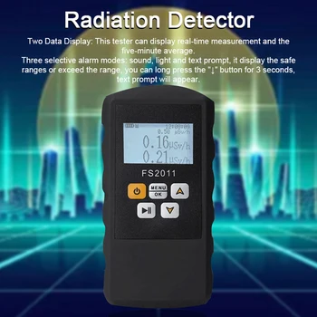FS-2011 Jedrsko sevanje detektor Dozimeter za Jedrsko sevanje merilni instrument alarm sistemi za odkrivanje&X-žarki, Y-žarki B-žarki