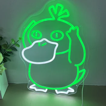 Kawaii Anime Neon Znak po Meri Japonske LED Luči Umetnosti Stenski Dekor Prijavite Otroci Spalnica Igre Soba Nočna Lučka za svate Znak