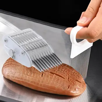 Meso Tenderizer Mesa Rezanje Pounder Svinjskega Mesa Rib Cvet Nož Lignji Rezanje Nož Scallion Slicer Shredder Nož Kuhinjski Material