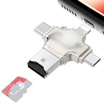 Micro Sim Adapter USB 3.0 Micro SD, USB Card Reader USB OTG za Strele Tip Ac 4 V 1 TF SD Card Reader
