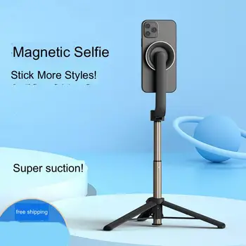 Mobilni telefon selfie palico magnetni živo stojalo Bluetooth, kamera mini stojalo za fotografiranje teleskopsko palico čarobno naprave