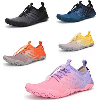 Na prostem pohodništvo čevlji 2023 novih moških in žensk fitnes čevlji pet prstov jahanje hodeč proti toku čevlje velikih size35-47