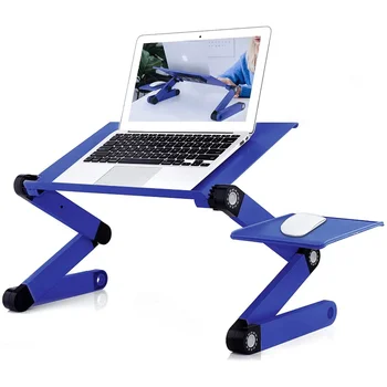 Nastavljiv Laptop Desk\ Laptop Stojala za Posteljo Prenosni Krog Mizo Zložljiva Miza delovna postaja Prenosnik Odcepa Z