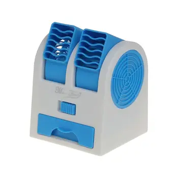 Prenosni Mini Bladeless Fan Nastavljiv Dvojno izstopu Zraka Desktop USB Hladilni Ventilator