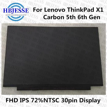 Prenosnik 14.0 LCD Zaslon B140HAN03.1 B140HAN03.6 Lenovo ThinkPad X1 Carbon 5. in 6. Gen 2017 2018 00NY435 FHD1920x1080 30pin