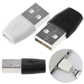 USB 2.0 Moški-Micro USB Ženski Adapter Pretvornik za Prenos Podatkov in Polnjenje