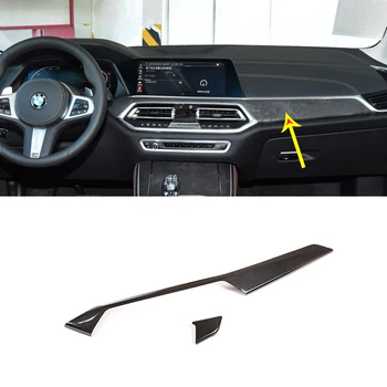 Za BMW X5 G05 X6 G06 2019-2023 Pravi ogljikovih vlaken Avto sredinski konzoli plošča pokrov Trim Nalepke Avto Dodatki
