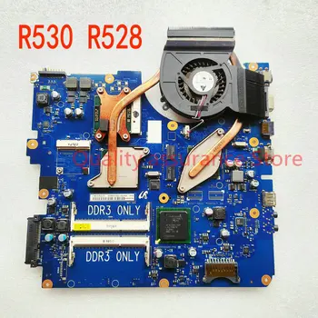 Za Samsung R528 R530 Prenosni računalnik z Matično ploščo + Heatsink + CPU BA41-01226A BA41-01227A BA41-01228A MainBoard BA92-06348B DDR3