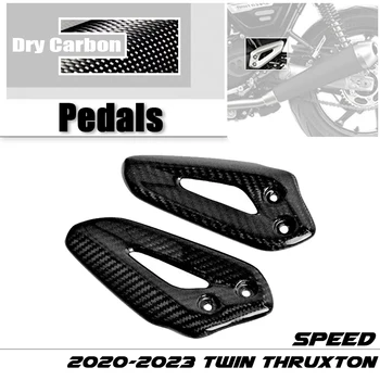 Za Triumph Speed Twin Thruxton 2020-2023 2021 2022 100% Polno Suhe 3K Ogljikovih Vlaken pedal Zajema Motoristična Oprema