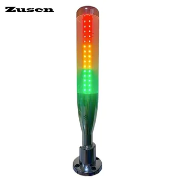 Zusen PTQ50-3T-J Multi-layer Led Opozorilne Luči Tri-color Luči, Zvočni in Svetlobni Signal Tower Lghts Zložljiva Zumer 24V